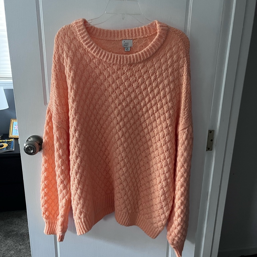 Honeycomb Knit Sweater